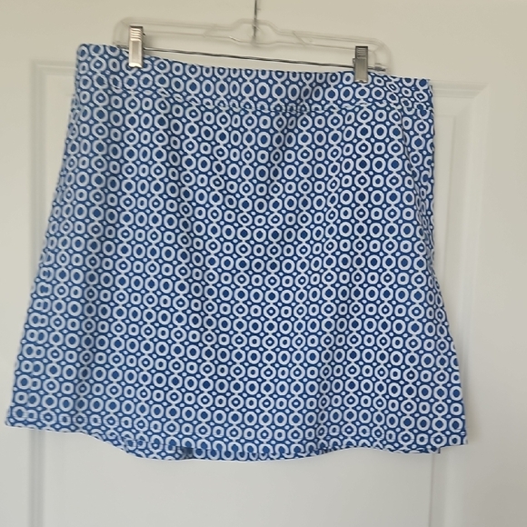 Ripskirt Hawaii Dresses & Skirts - Ripskirt Hawaii Blue Geometric A-Line Skirt